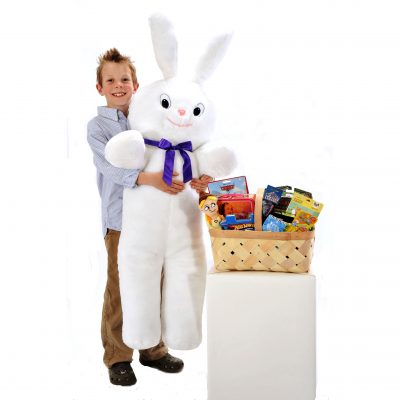 Baxter the Giant Easter Bunny with Toys