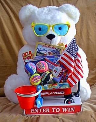 Giant Summer Fun Teddy Bear With Toys